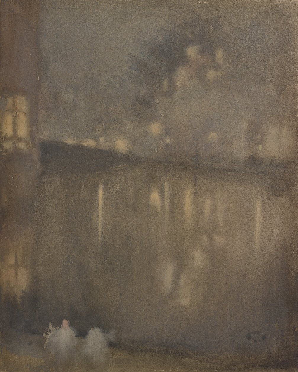 Notturno: Grigio e OroCanale, Olanda, 1882 da James Abbott McNeill Whistler
