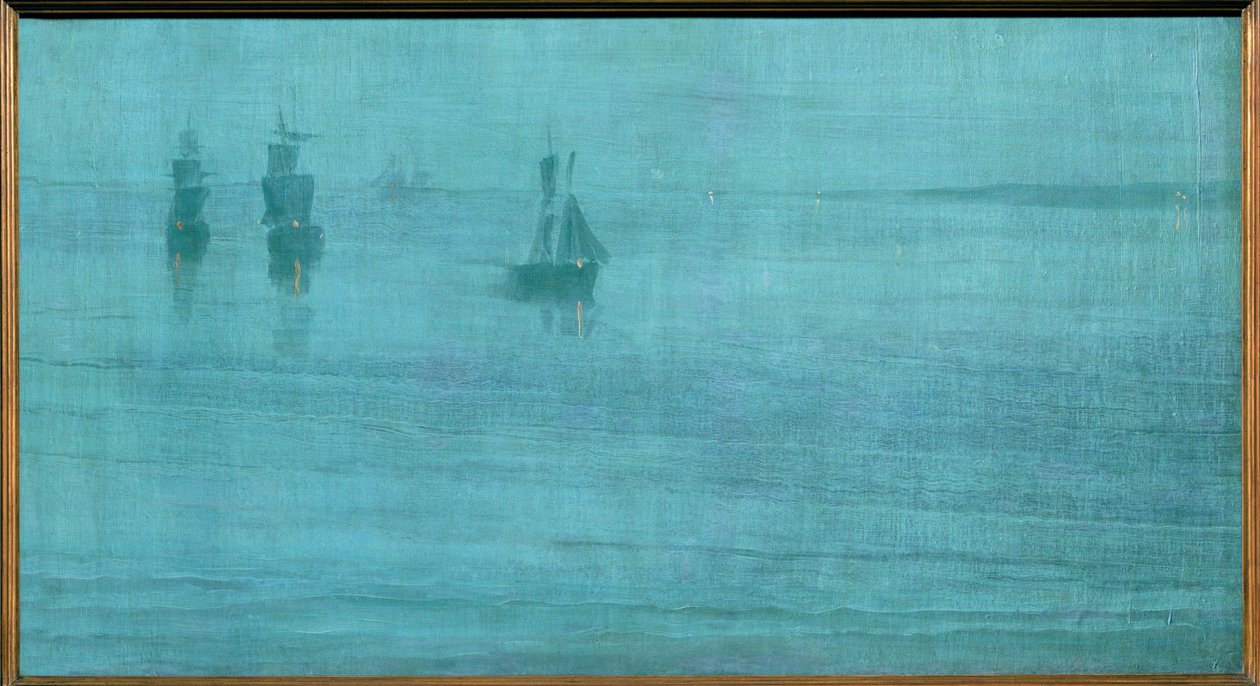 Notturno, il Solent ... (dipinto su tela) da James Abbott McNeill Whistler