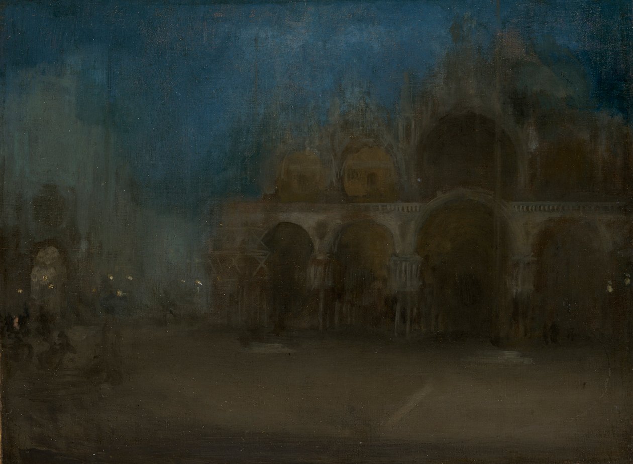 Notturno, blu e oro - San Marco, Venezia, 1879-1903 da James Abbott McNeill Whistler