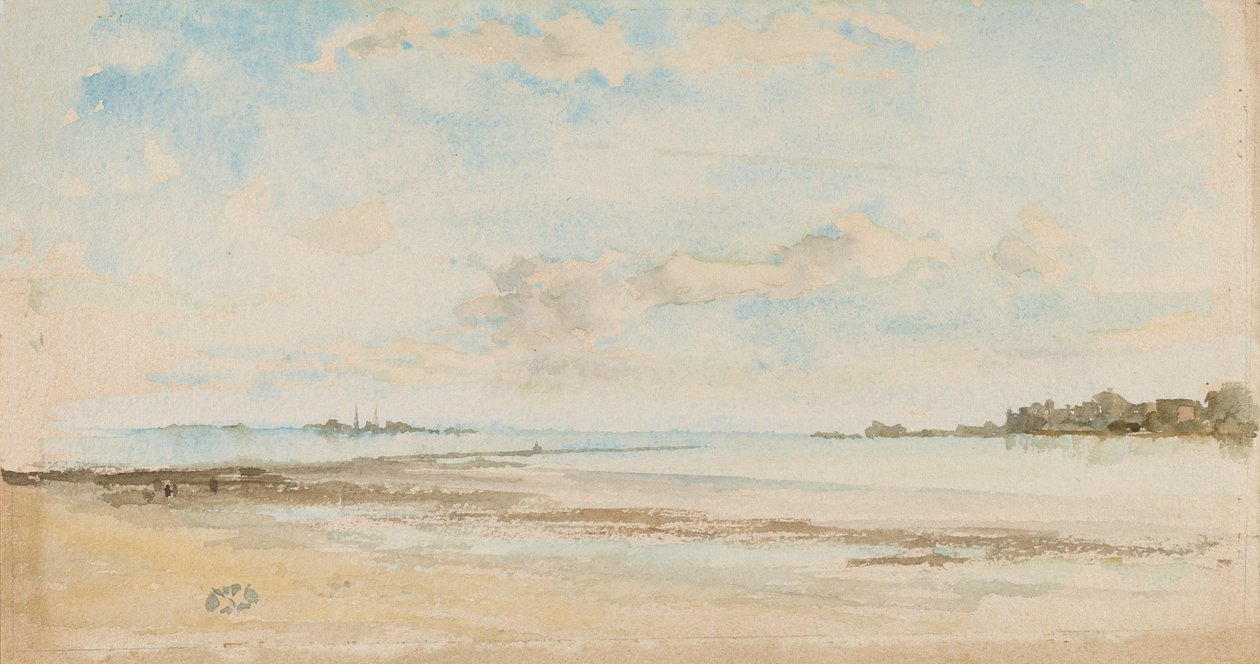 Nota in Blu e Opale, Jersey, 1881 da James Abbott McNeill Whistler