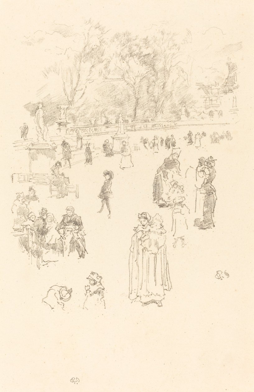Tate: Les Bonnes du Luxembourg, 1894 da James Abbott McNeill Whistler