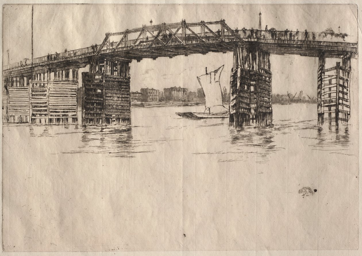Vecchio ponte di Battersea da James Abbott McNeill Whistler