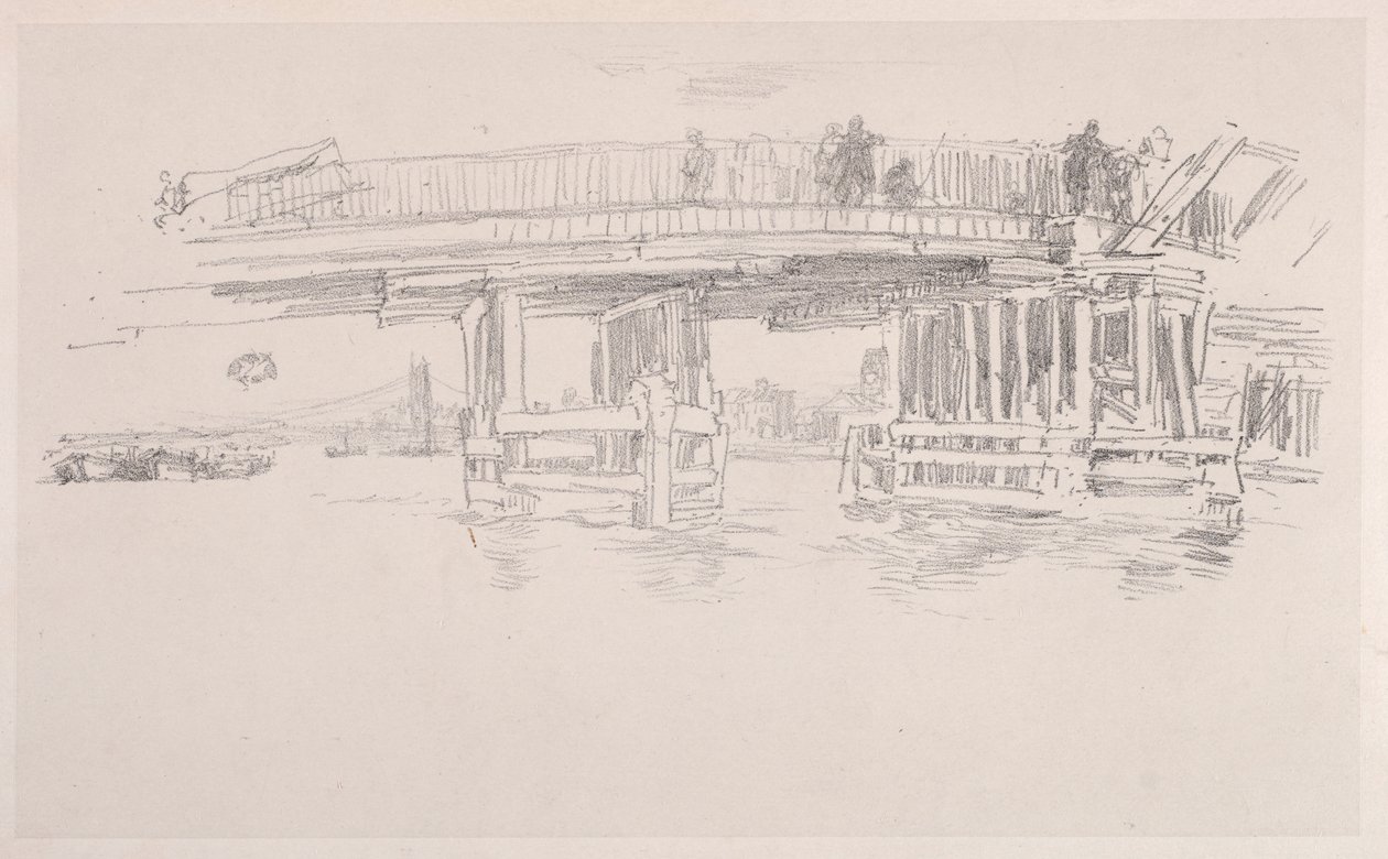 Vecchio ponte di Battersea da James Abbott McNeill Whistler