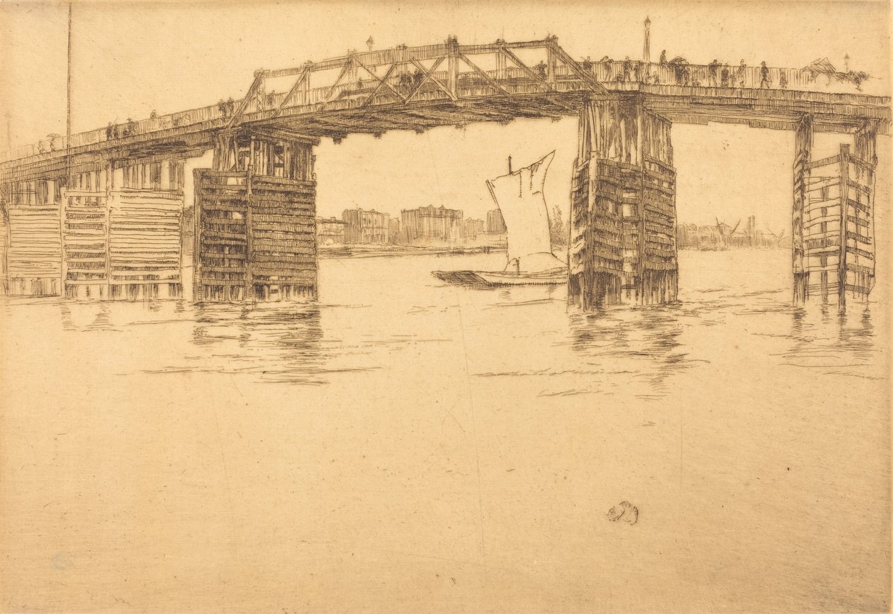 Vecchio Ponte di Battersea, 1879 da James Abbott McNeill Whistler