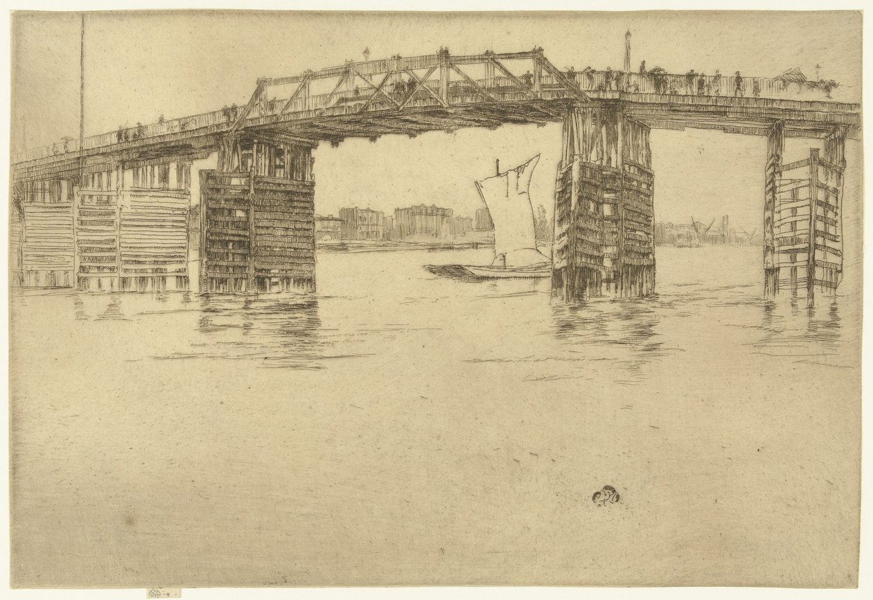 Vecchio ponte di Battersea da James Abbott McNeill Whistler