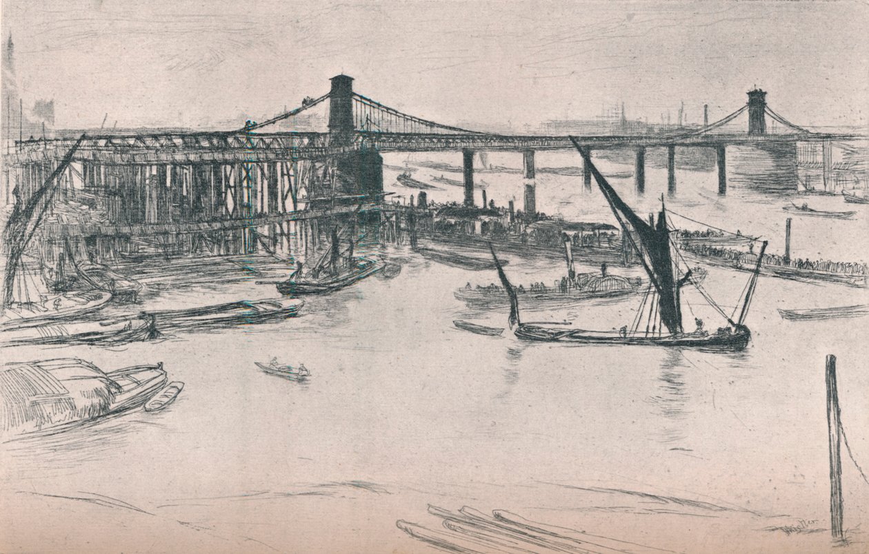 Vecchio Ponte di Hungerford da James Abbott McNeill Whistler