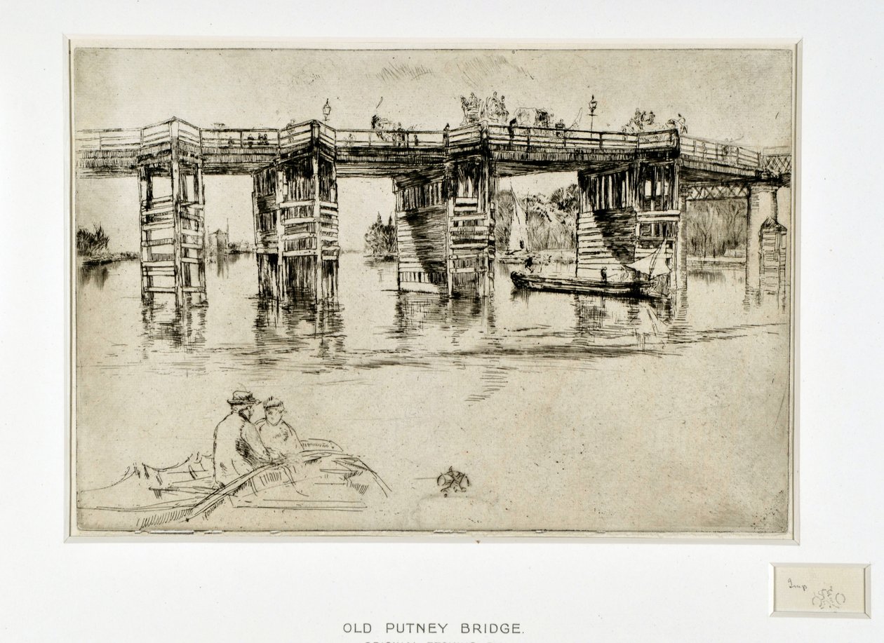 Vecchio ponte di Putney da James Abbott McNeill Whistler
