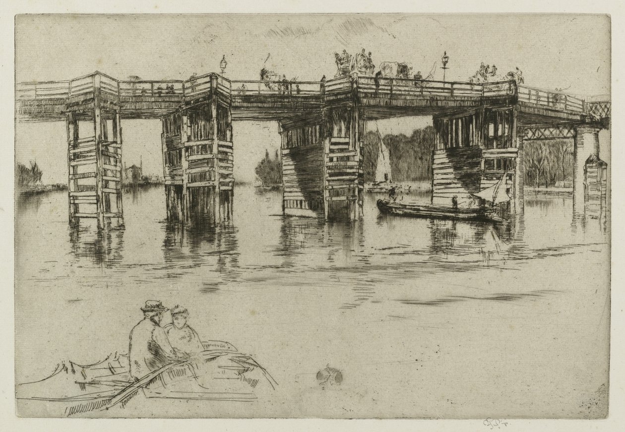 Vecchio ponte di Putney da James Abbott McNeill Whistler