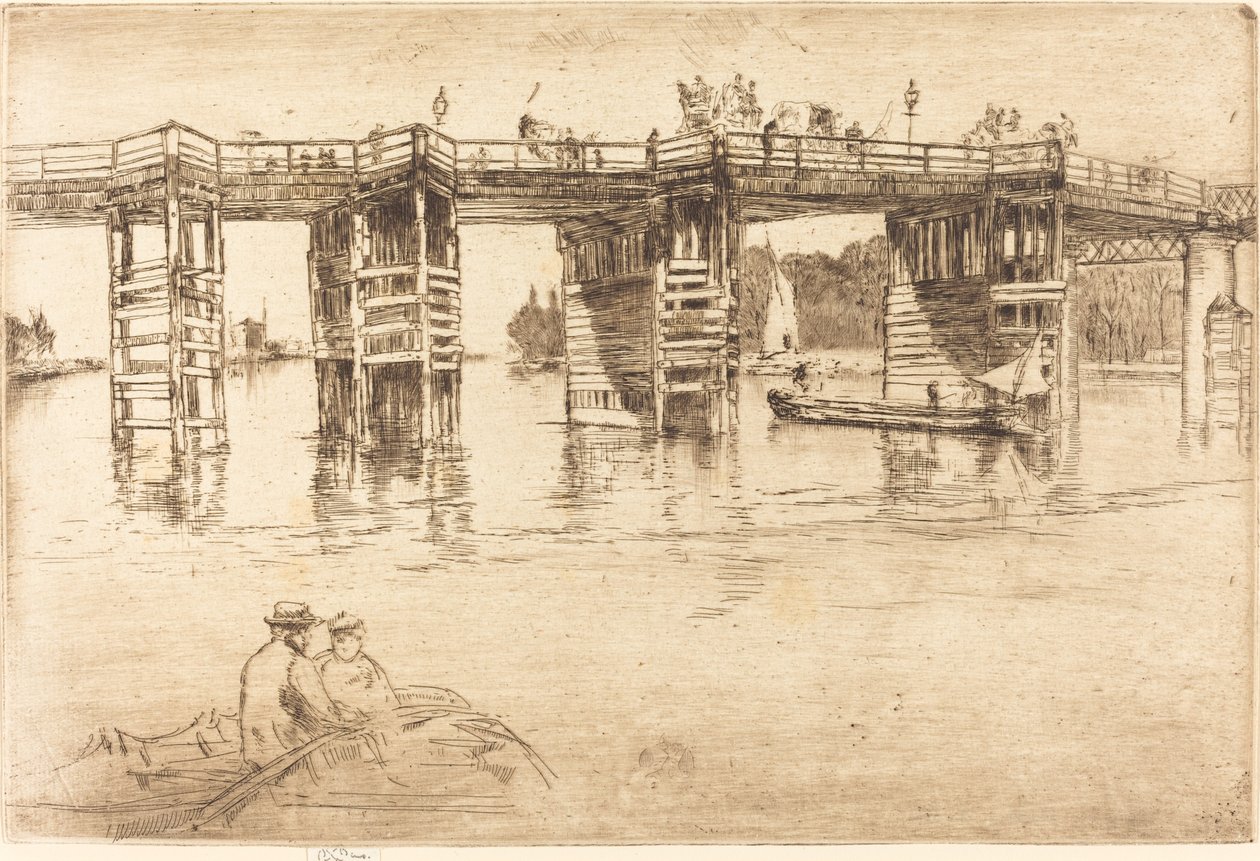 Vecchio Ponte di Putney da James Abbott McNeill Whistler
