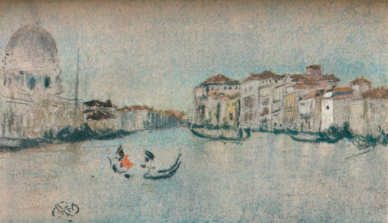Su un canale veneziano, c1854-1903, 1903 da James Abbott McNeill Whistler
