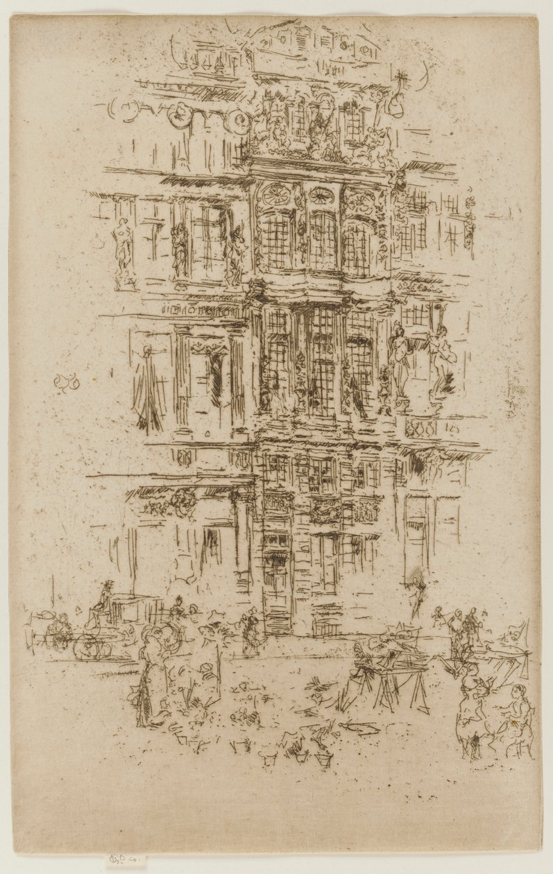 Palazzi, Bruxelles, 1887 da James Abbott McNeill Whistler