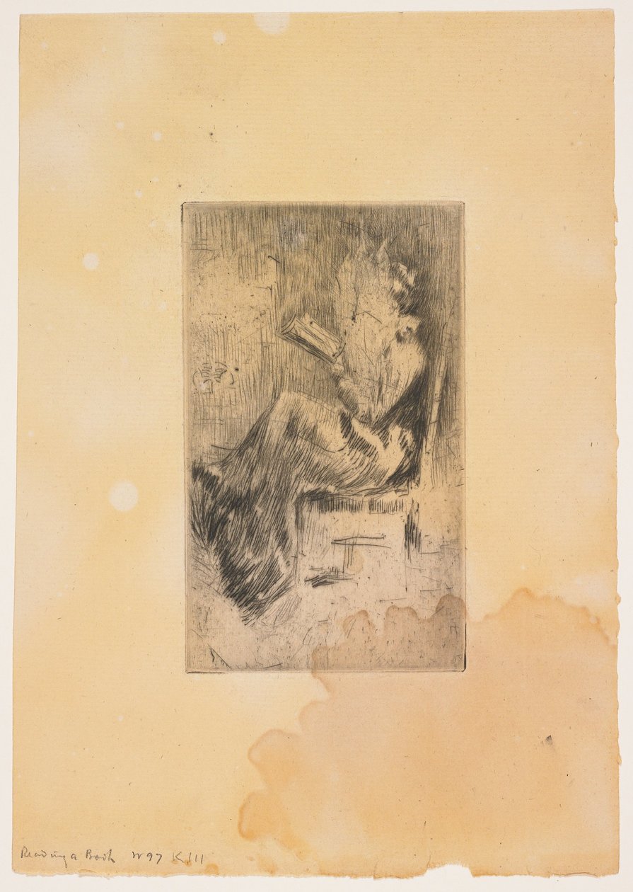 Ein Buch lesen da James Abbott McNeill Whistler