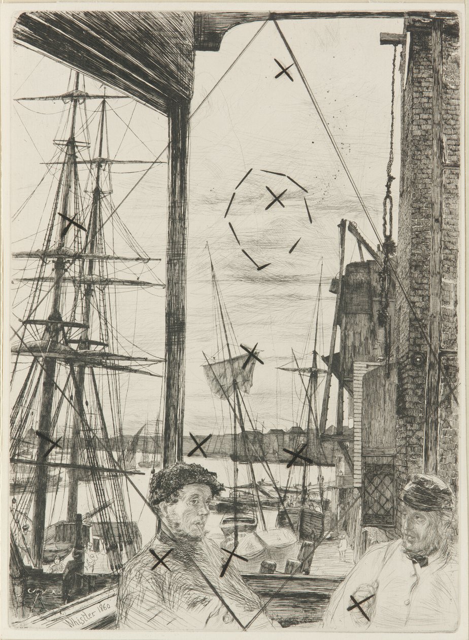 Rotherhithe, 1860 da James Abbott McNeill Whistler