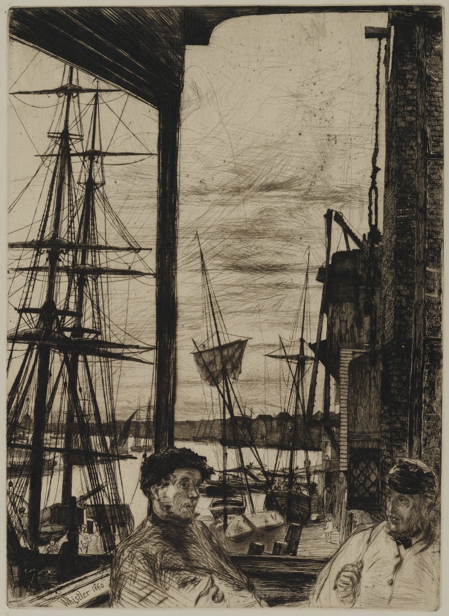 Rotherhithe, 1860 da James Abbott McNeill Whistler