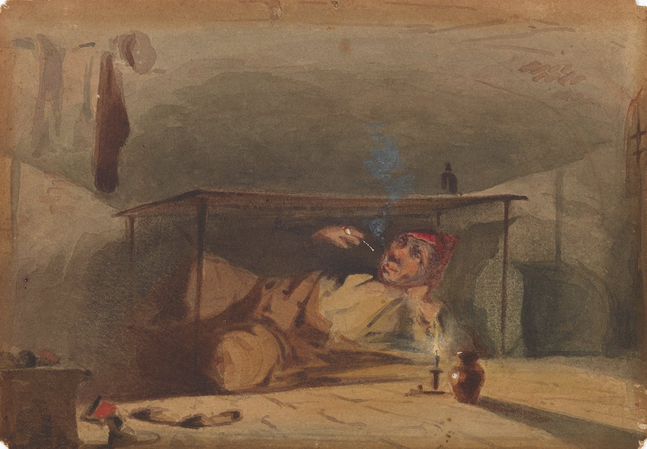 Il Locandiere di Sam Weller nella Prigione di Fleet da James Abbott McNeill Whistler