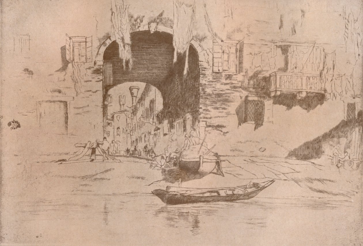 San Biagio, c1879, 1904 da James Abbott McNeill Whistler