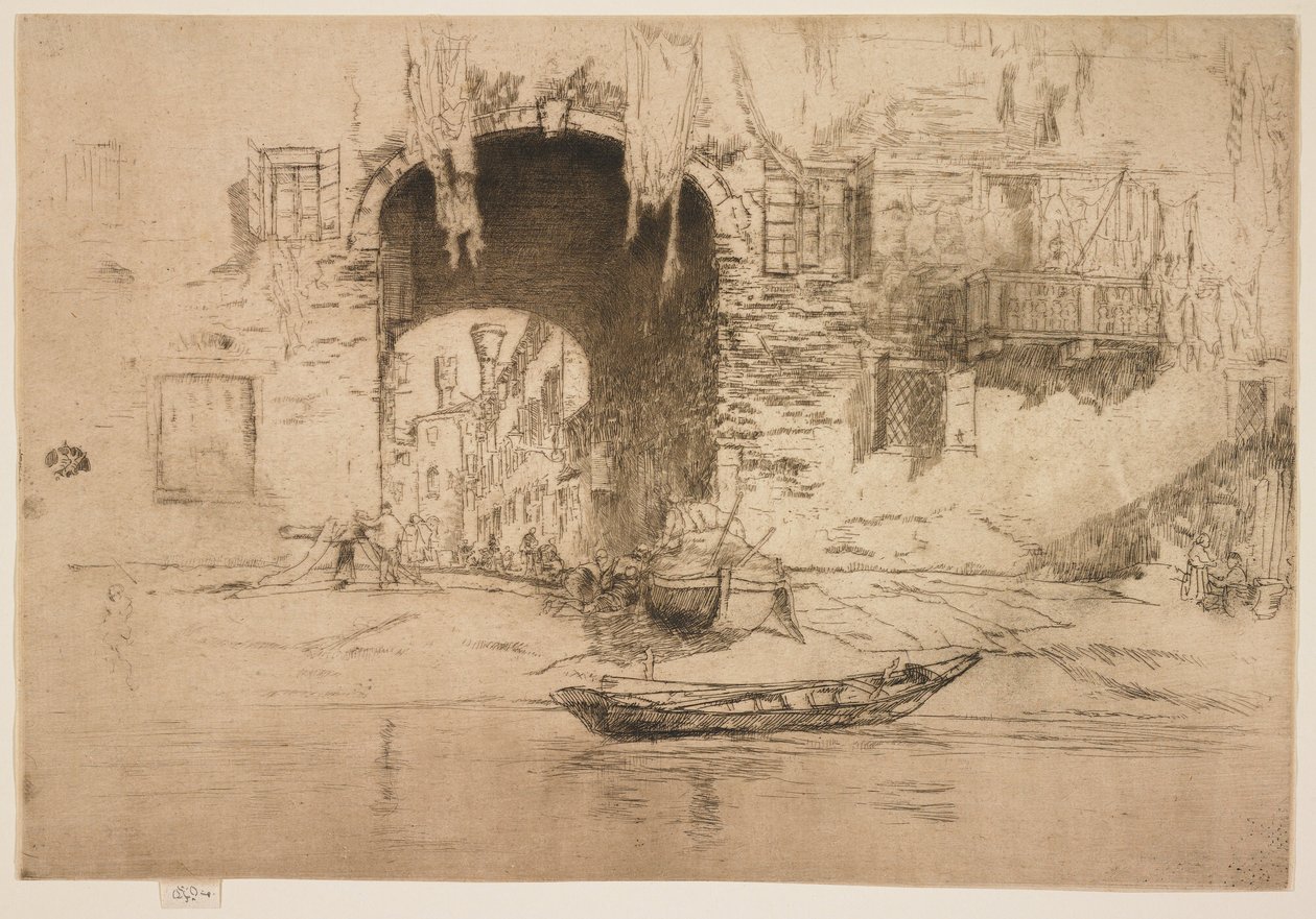 San Biagio dalla seconda serie veneziana da James Abbott McNeill Whistler