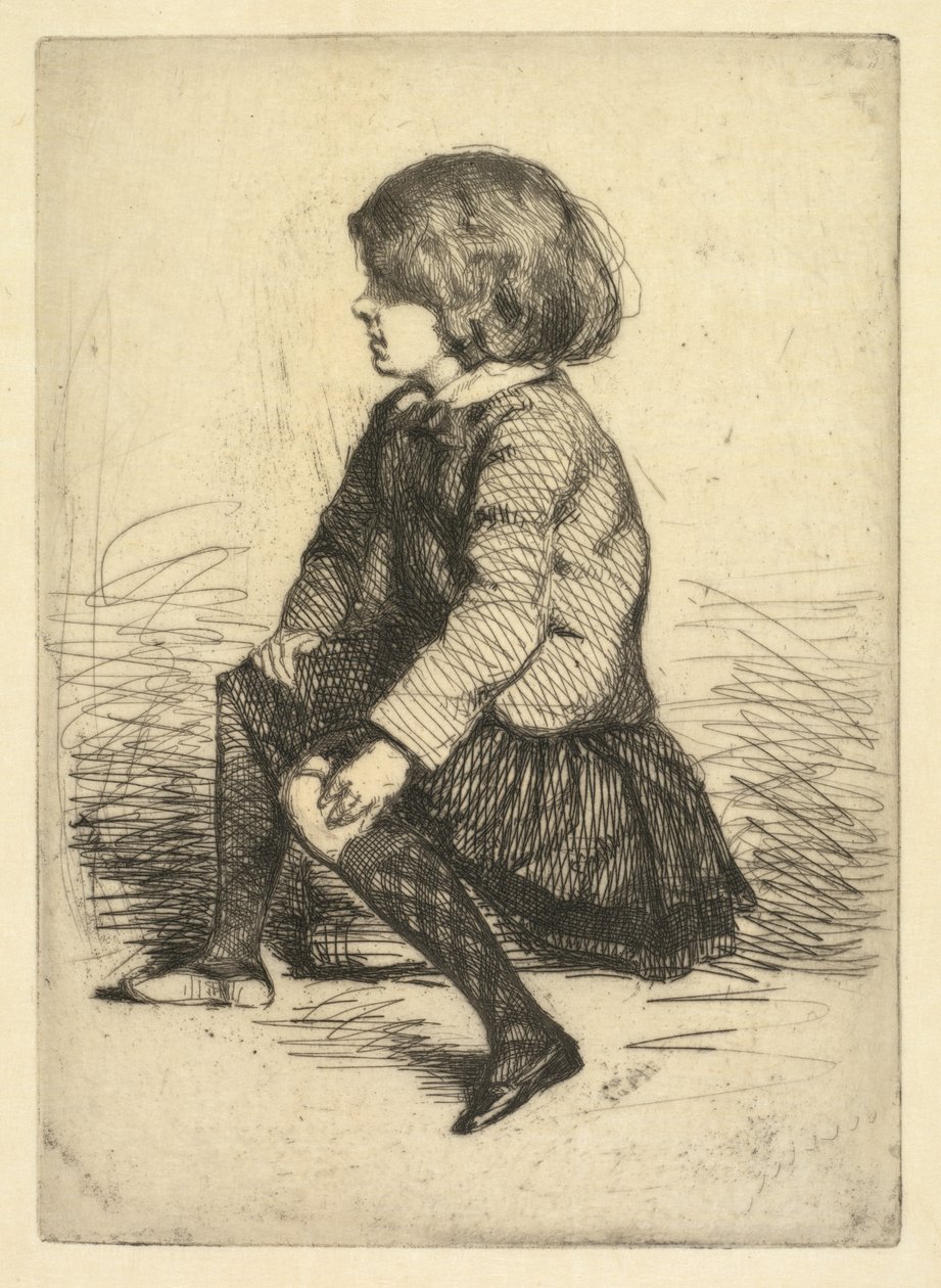 Seymour Haden Jr., seduto da James Abbott McNeill Whistler