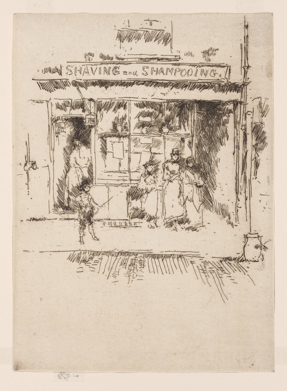 Rasatura e Shampoo, c.1886-88 da James Abbott McNeill Whistler