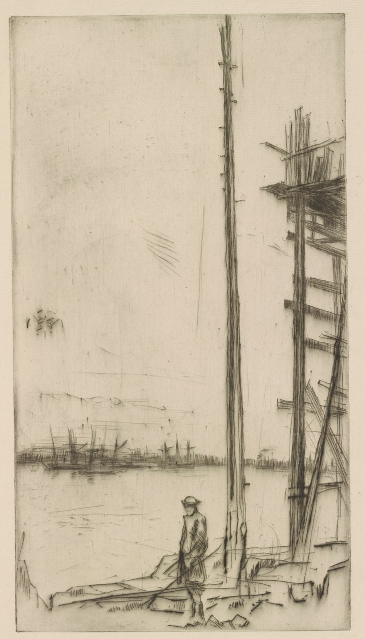 Cantiere navale, Liverpool da James Abbott McNeill Whistler