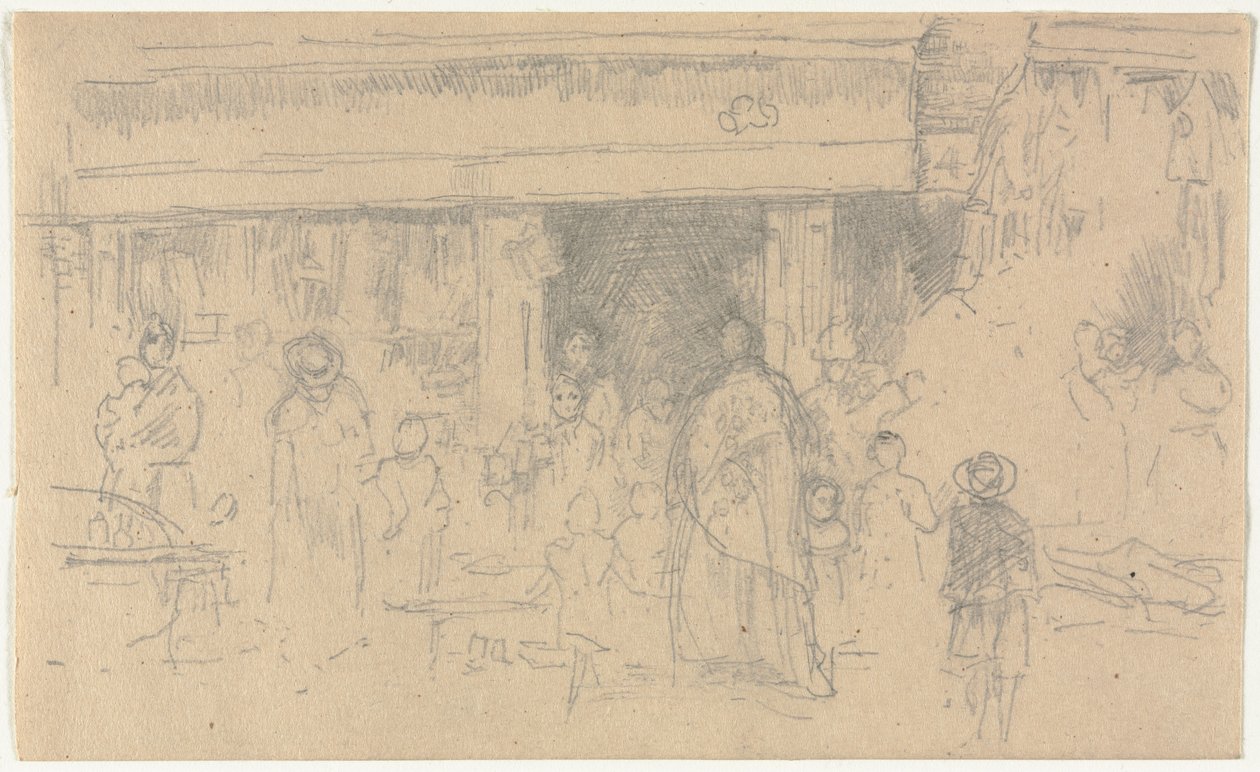Negozi a Chester da James Abbott McNeill Whistler