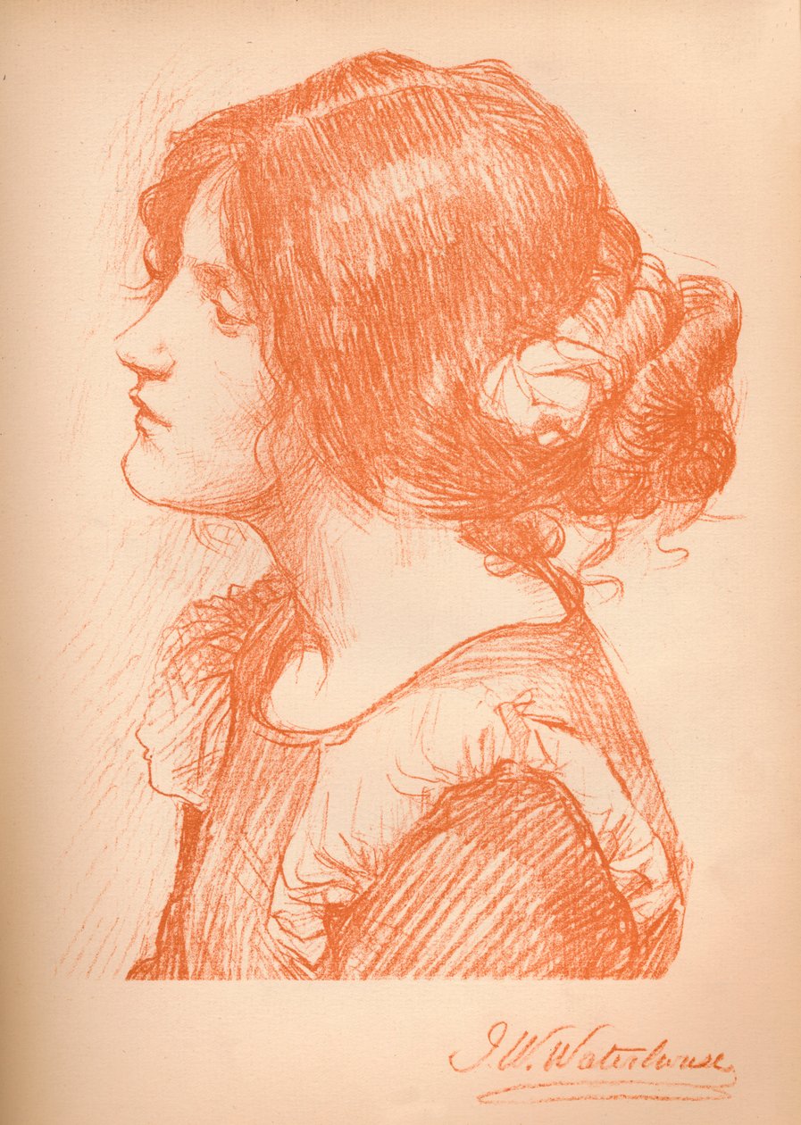 Schizzo di una donna c1885, 1896 da James Abbott McNeill Whistler