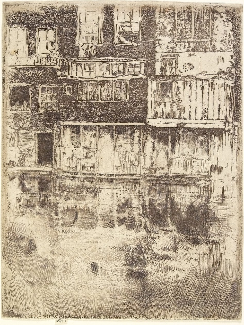 Casa Quadrata, Amsterdam, 1889 da James Abbott McNeill Whistler