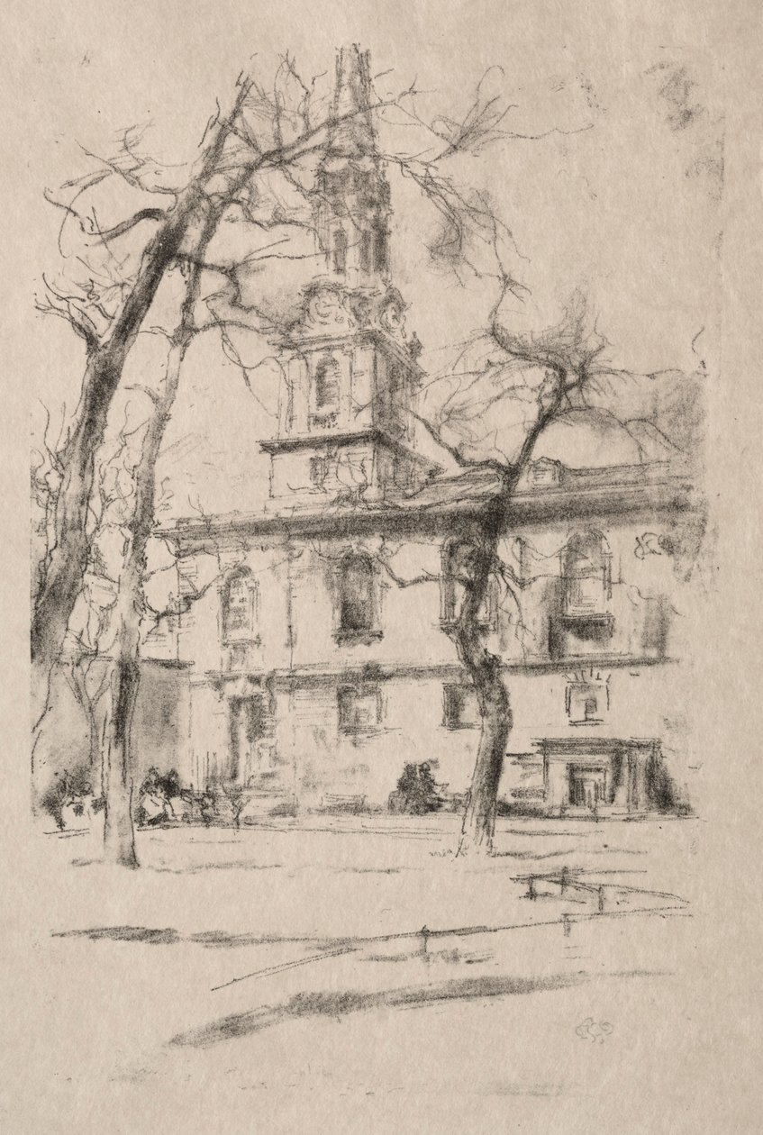 St. Giles-in-the-Fields, 1896 da James Abbott McNeill Whistler