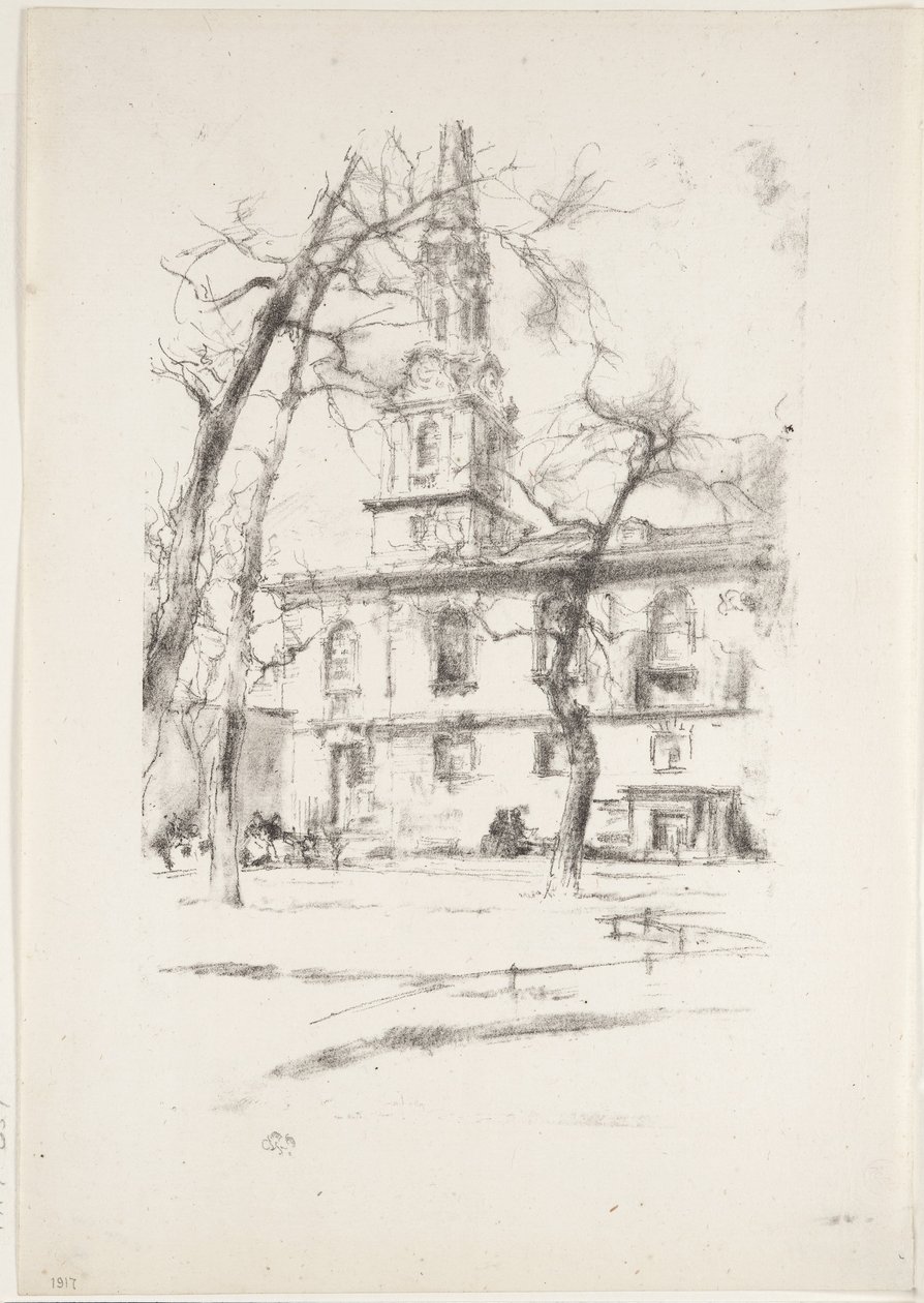San Giles-in-the-Fields da James Abbott McNeill Whistler