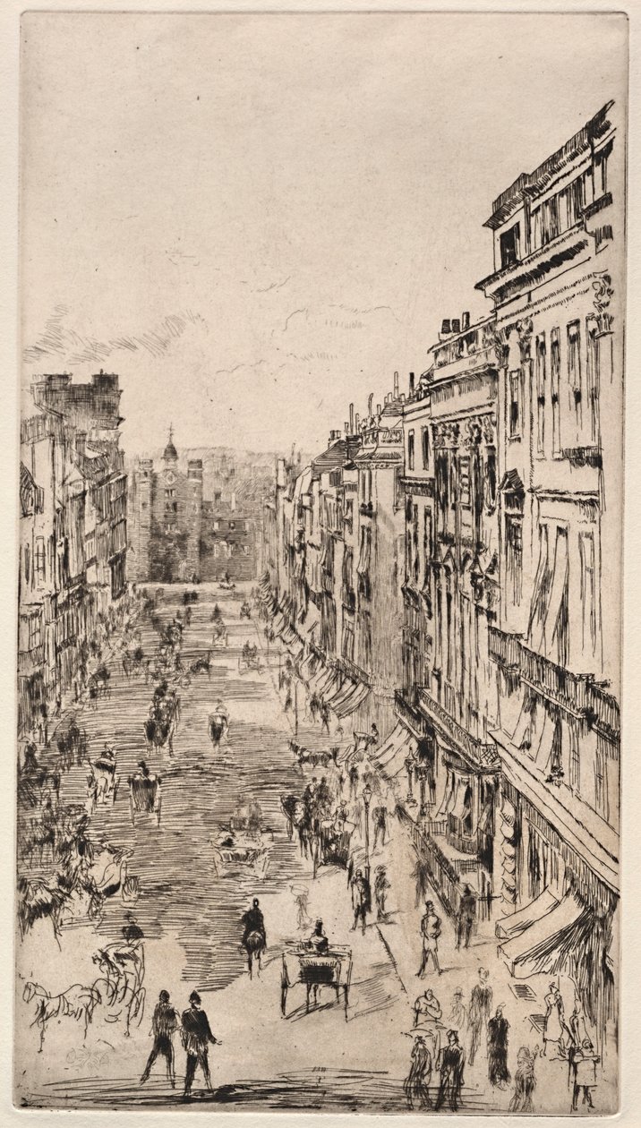 St. James Street da James Abbott McNeill Whistler