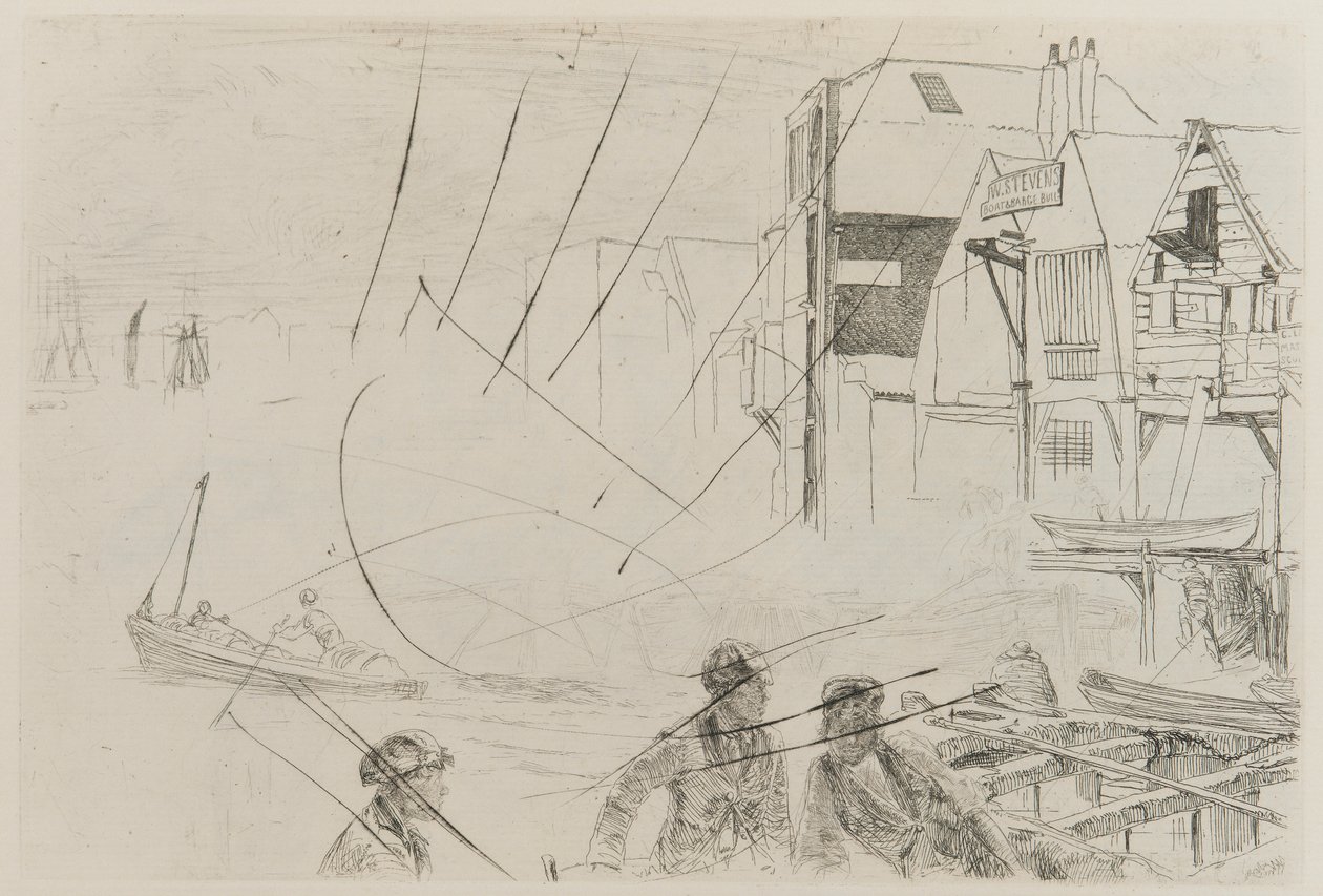 La vita in barca di Stevens da James Abbott McNeill Whistler