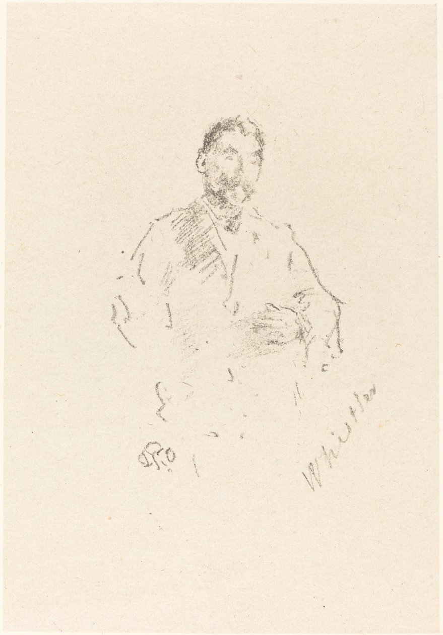Stéphane Mallarmé, n. 2, 1892 da James Abbott McNeill Whistler