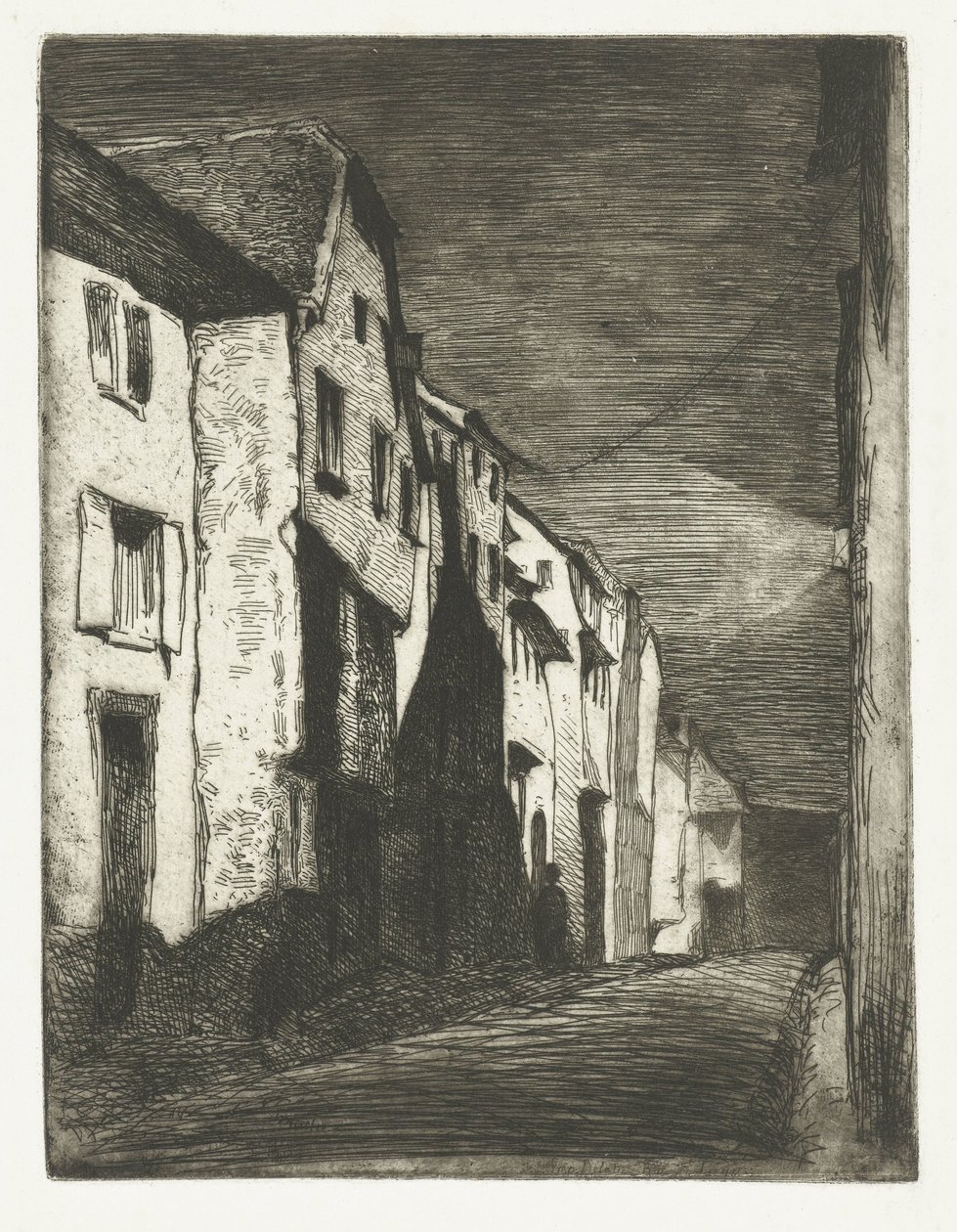 Strada a Saverne da James Abbott McNeill Whistler