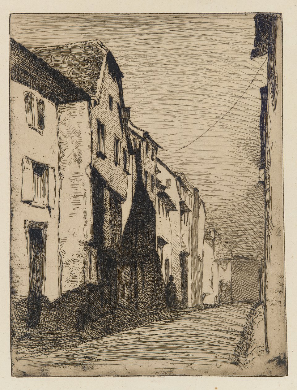 Strada a Saverne da James Abbott McNeill Whistler