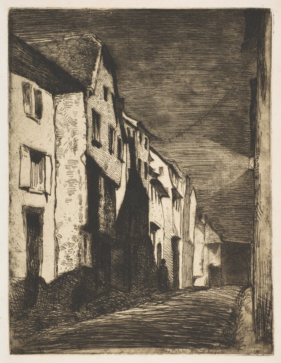 Strada a Saverne da James Abbott McNeill Whistler