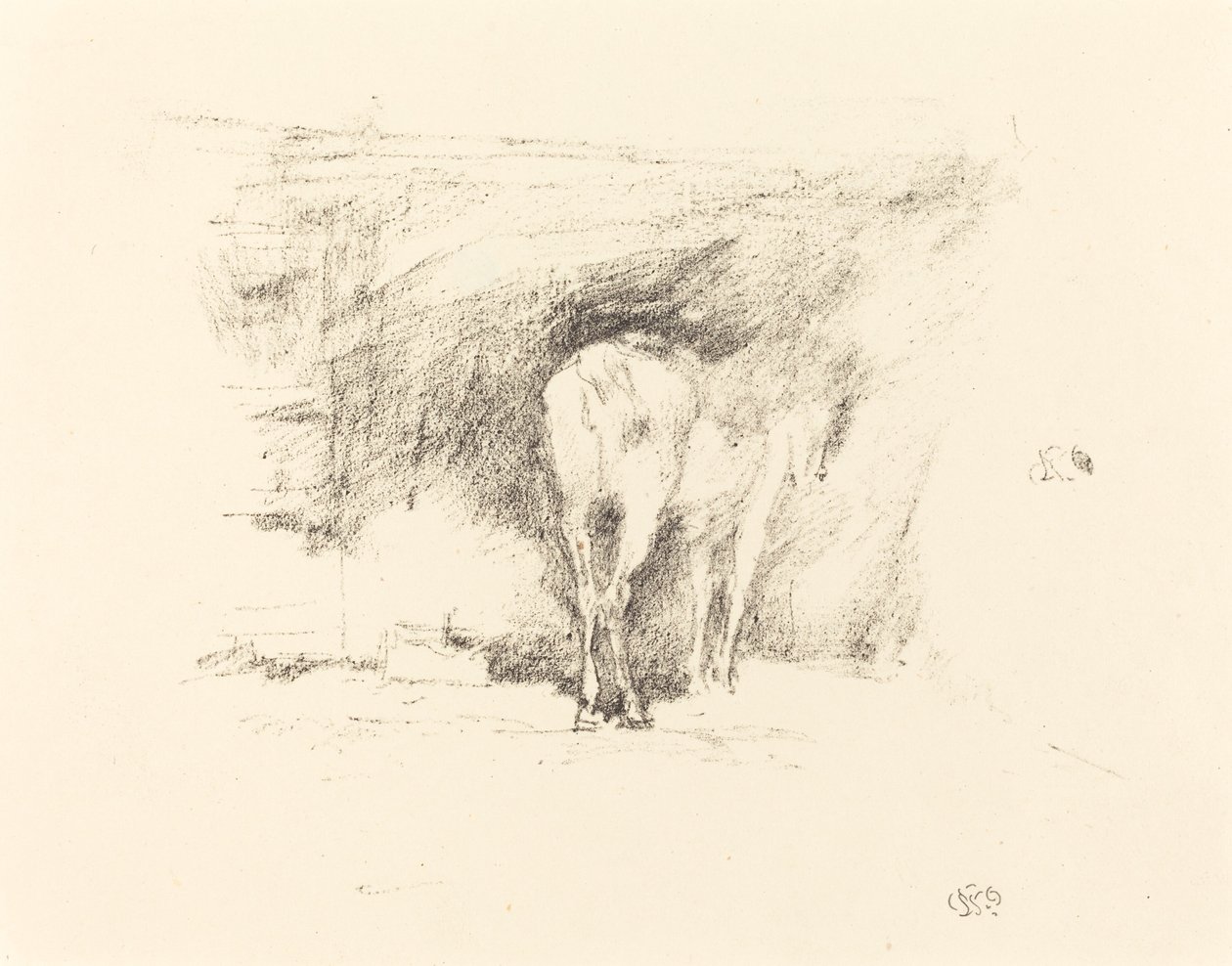 Studio di un cavallo, 1895 da James Abbott McNeill Whistler