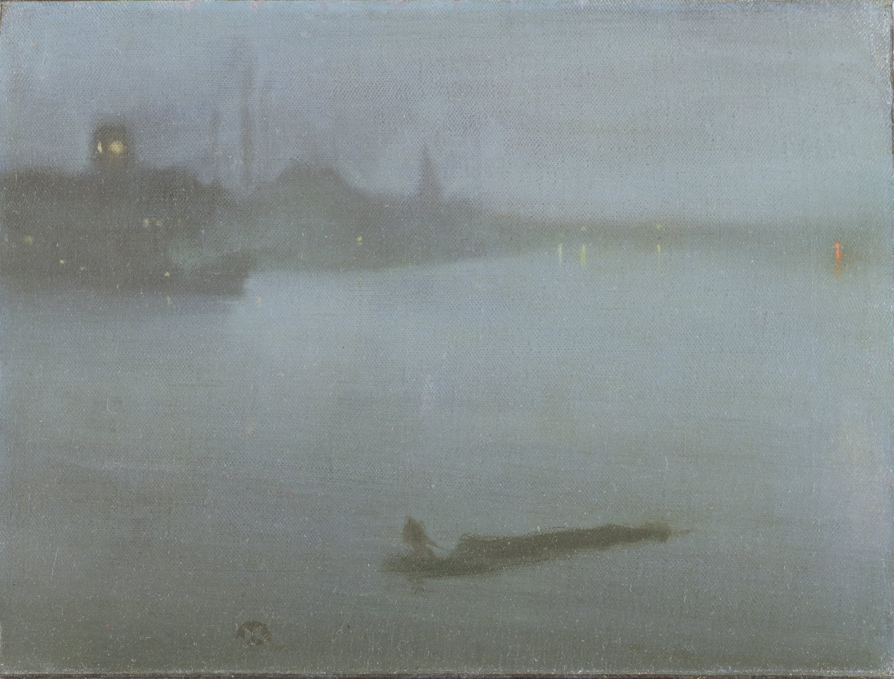 Tamigi - Notturno in Blu e Argento, c.1872/8 da James Abbott McNeill Whistler