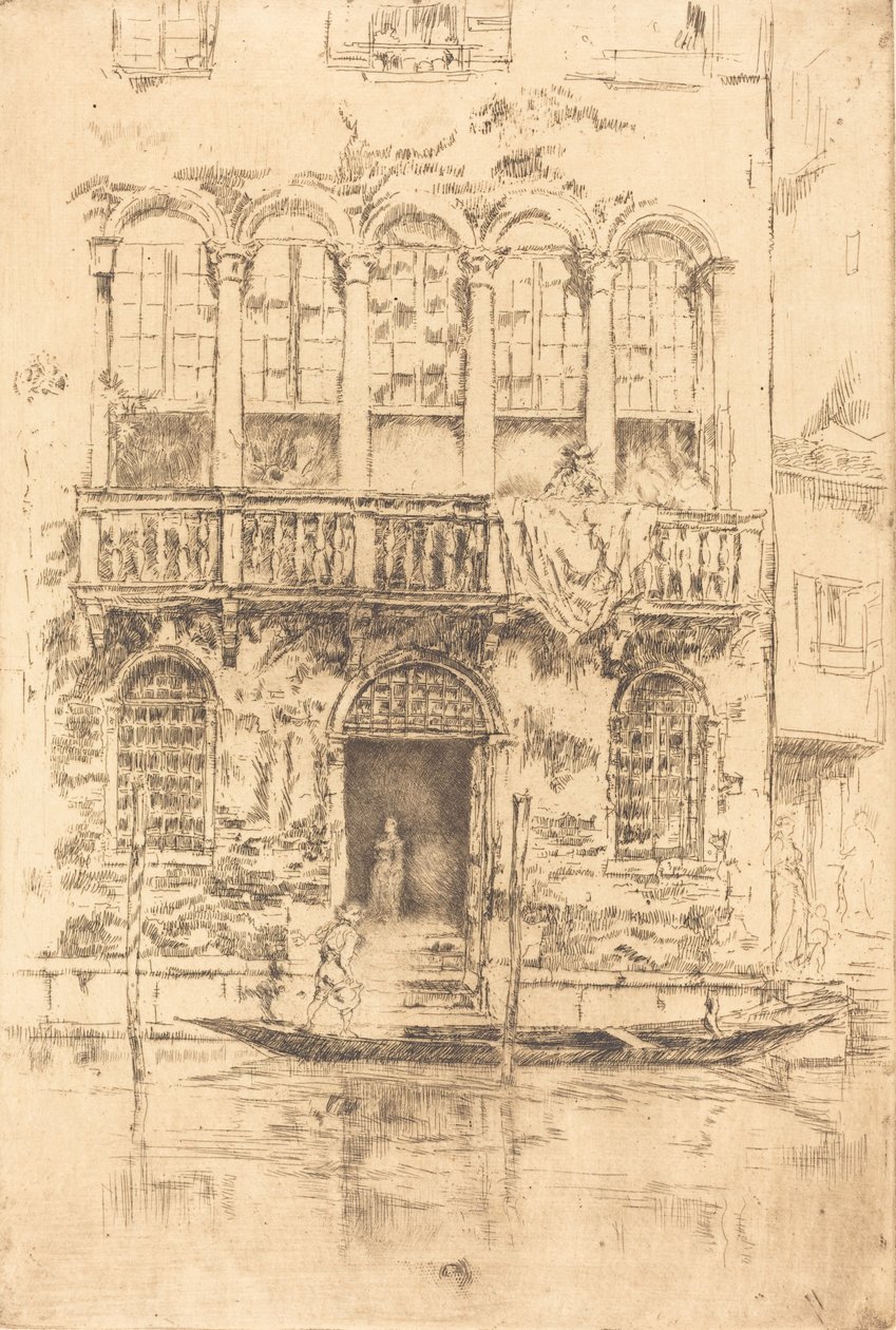 Il balcone, 1879-1880 da James Abbott McNeill Whistler