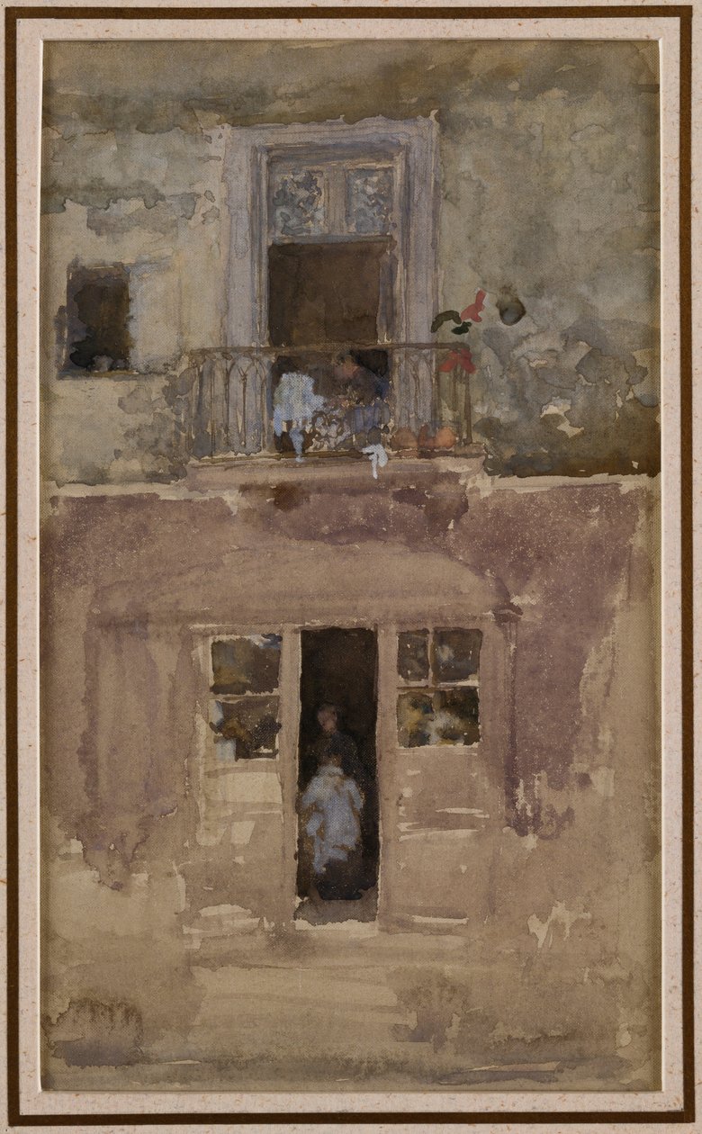 Il balcone, c.1888 da James Abbott McNeill Whistler