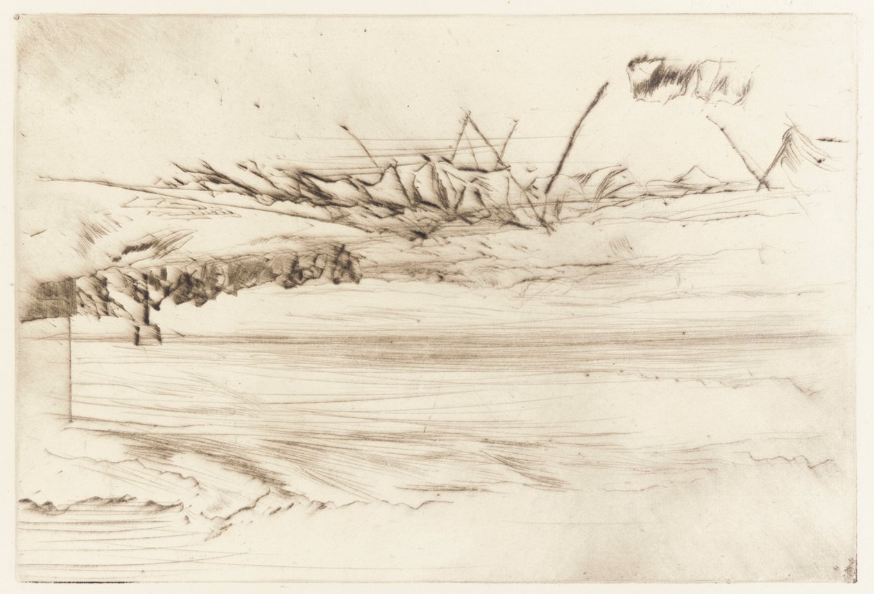 La Spiaggia, Hastings da James Abbott McNeill Whistler