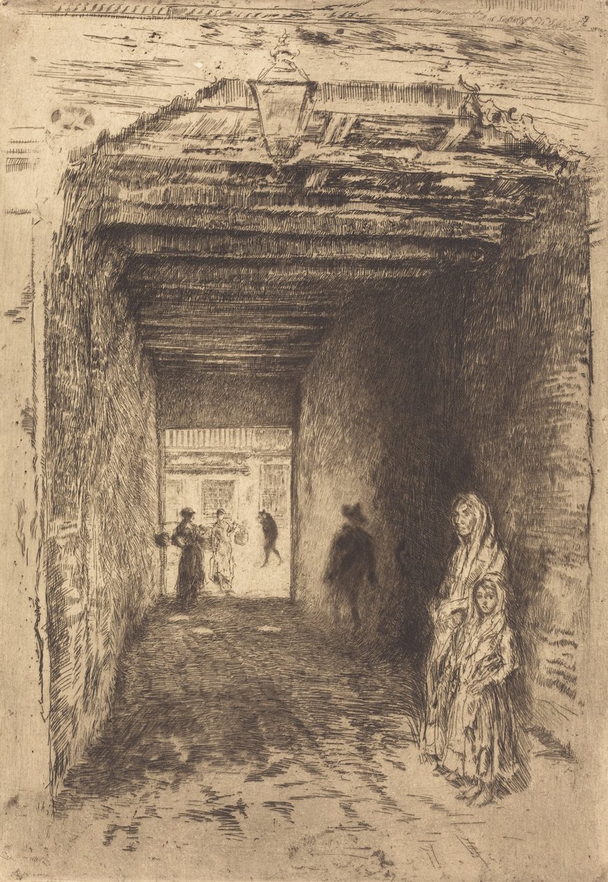 I mendicanti, 18791880 da James Abbott McNeill Whistler