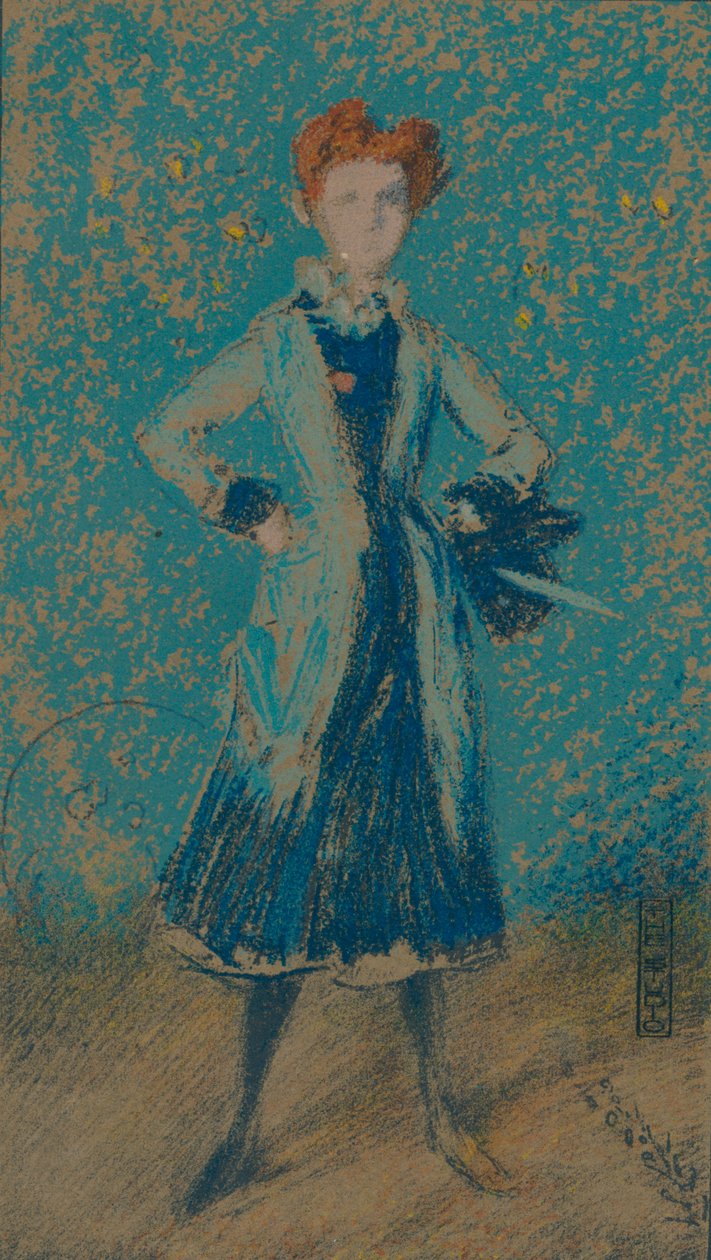 La ragazza blu, c1874 da James Abbott McNeill Whistler