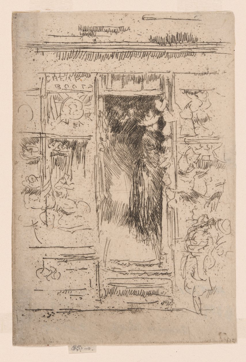 Il negozio di cappelli, c.1884-86 da James Abbott McNeill Whistler
