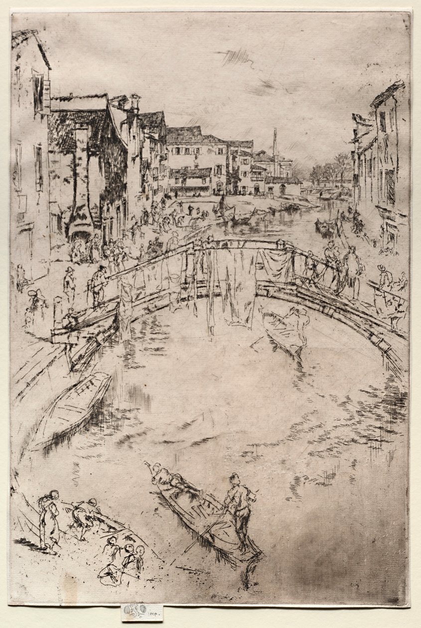 Il Ponte, 1886 da James Abbott McNeill Whistler