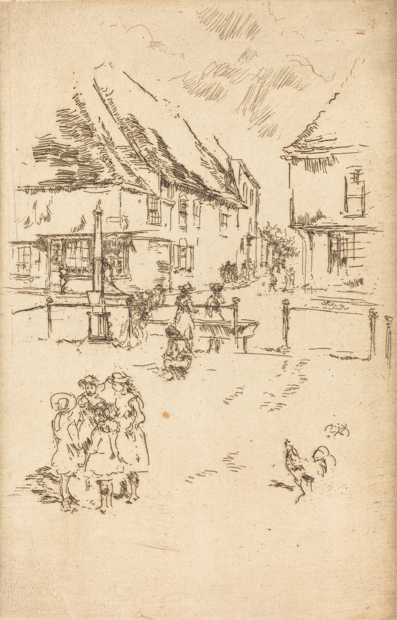 Il Gallo e la Pompa da James Abbott McNeill Whistler