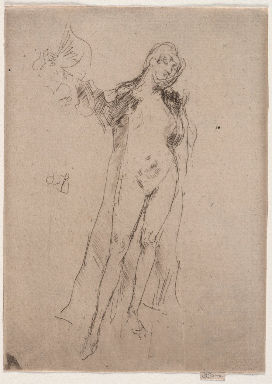 Il Modello del Ventaglio n. 3 da James Abbott McNeill Whistler