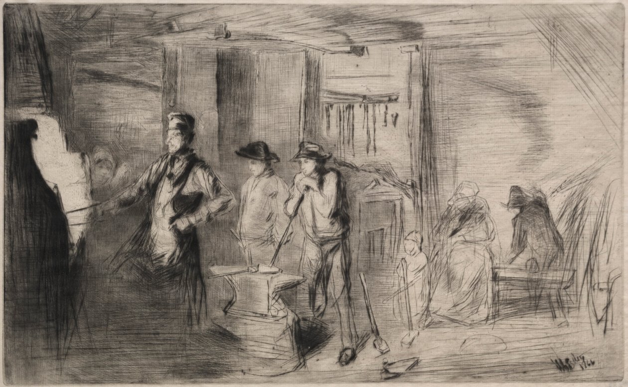 La forgia da James Abbott McNeill Whistler