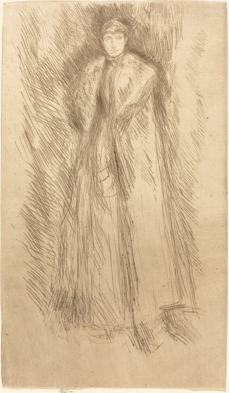 Il mantello di pelliccia da James Abbott McNeill Whistler