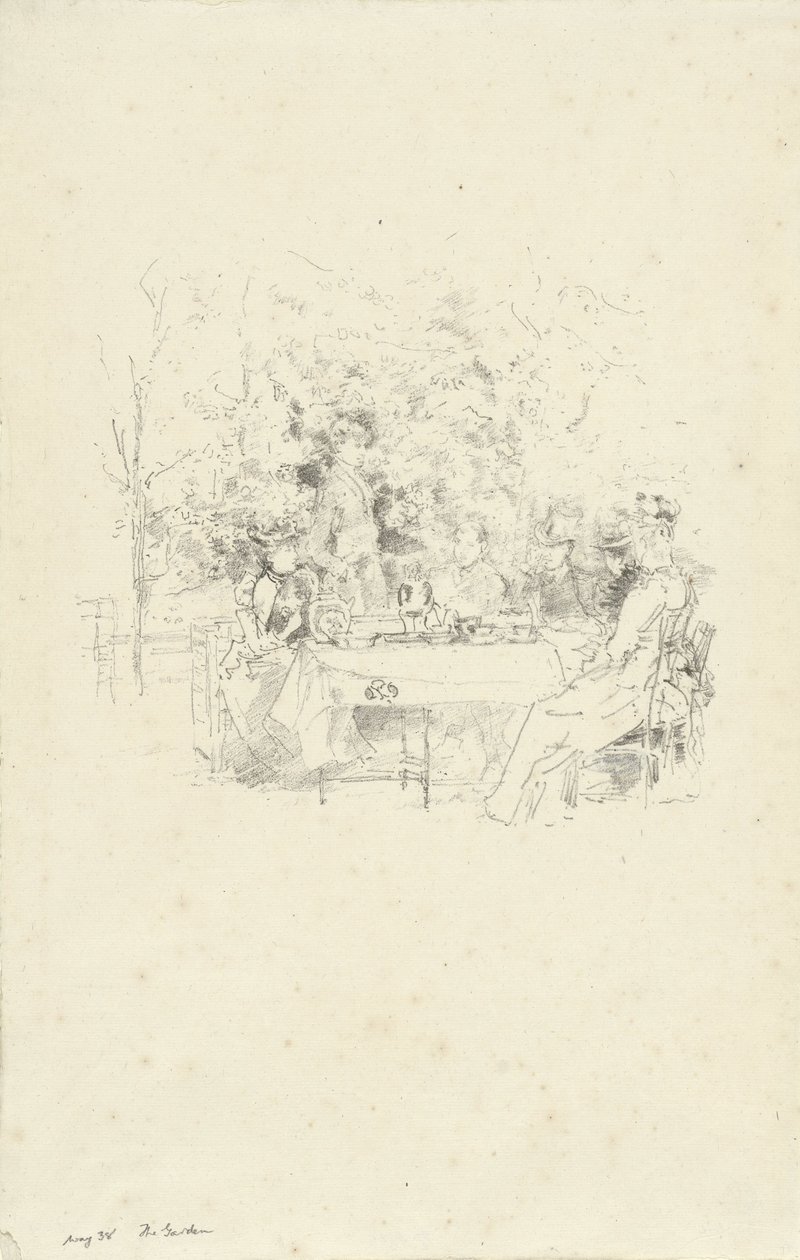 Il giardino da James Abbott McNeill Whistler
