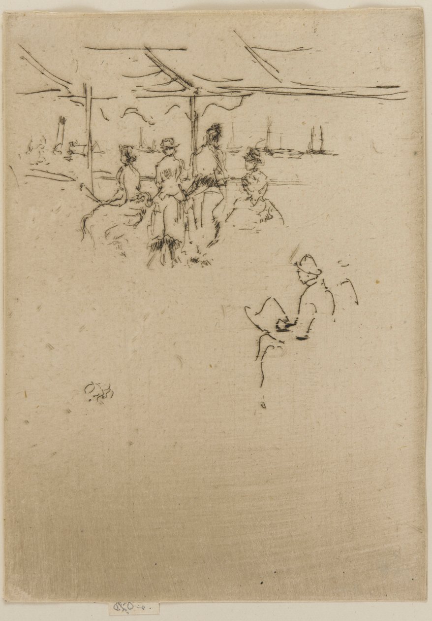 Il molo, mucche da James Abbott McNeill Whistler